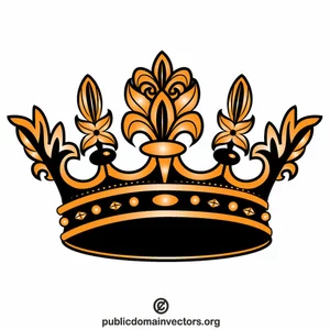 Crown clip art afbeelding