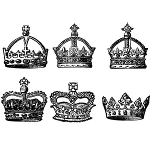 Crowns vector pack