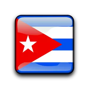 Kuba vektor tlačítko