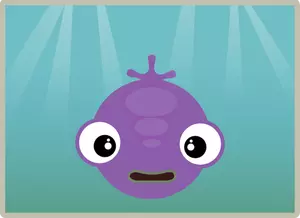 Cute Fisch-Vektor-illustration