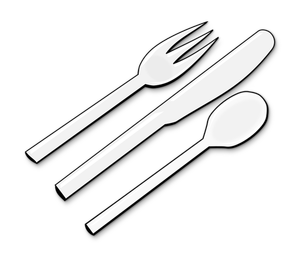 17326 free download vector spoon and fork | Public domain vectors