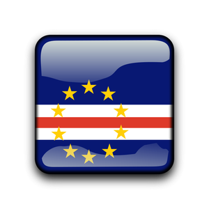 Cape Verde vector button