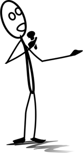 Linie om performante muzicale vector imagine