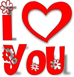 I LOVE you sign vector image