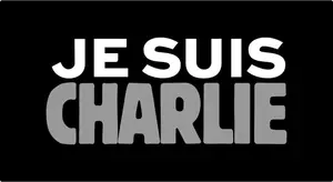 Je suis Charlie poster vector image