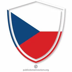 Crête de drapeau de Tchéquie