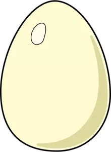 Vector illustration of white egg