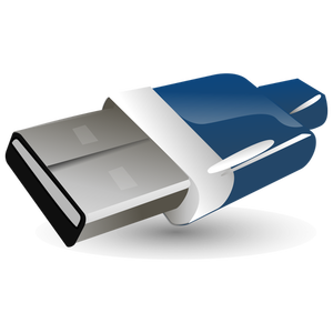 Illustrazione vettoriale di unità flash USB