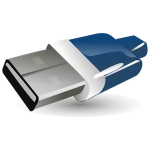 USB flash drive vektor ilustrasi
