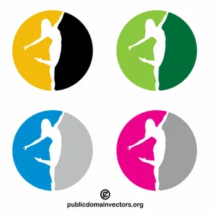 Dance studio logotype design
