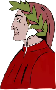 Dante Alighieri vektor gambar