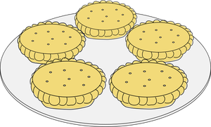 Mince pies vector graphics