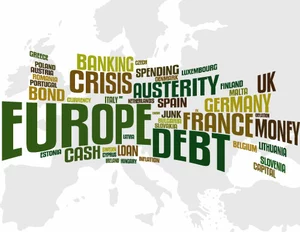 यूरो संकट शब्द क्लाउड