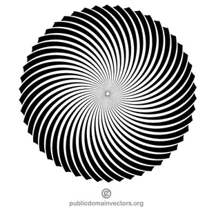 Round shape with radial beams