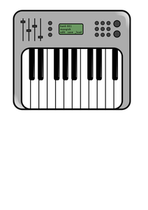 Synthesizer vector image