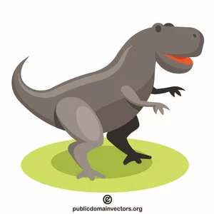 Sztuka kreskówki dinozaurów