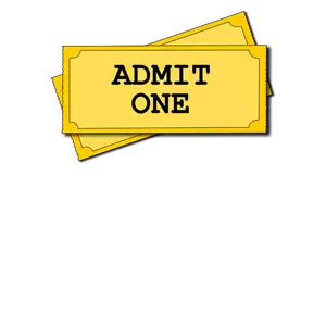 Admission ticket vector image