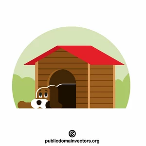 Cachorro em uma cabine