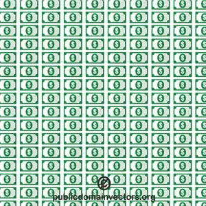 Patroon van de achtergrond met dollarbiljetten