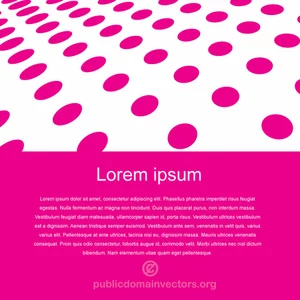 Pagina de design cu puncte roz