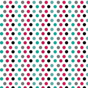 Polka dots patroon behang graphics