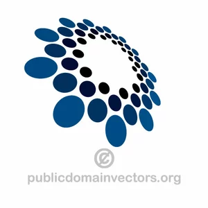 Elemento dinámico logo vector