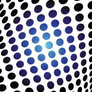 Titik-titik gelap biru vektor