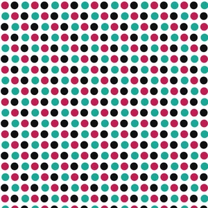 Polka dots vector pattern