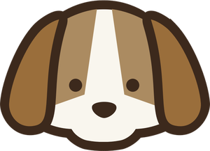 Japanse Dou Shou Qi hond vectorillustratie