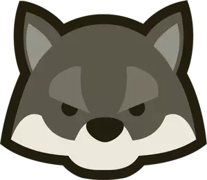 Japanese Dou Shou Qi wolf vector graphics