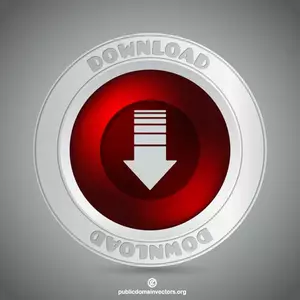Pulsante icona di download