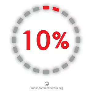 Download progress 10 percent