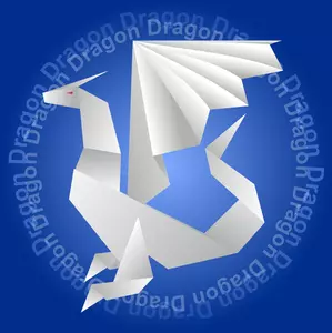 Dragão de origami