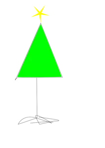 Gráficos simples árvore de Natal