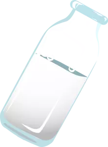Latte in bottiglia immagine di vettore