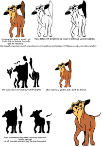 Angry dog vector images