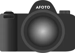 Eski tip DSLR kamera vektör görüntü
