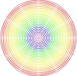 Färgglada spiral
