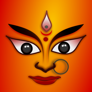 Fond de vecteur de la déesse Durga