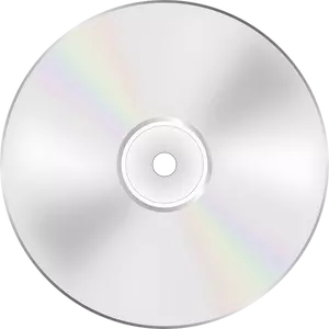 Ilustração do lado brilhante do disco de DVD