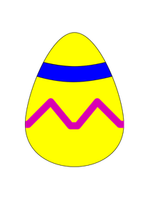 Image clipart vectoriel d'oeuf de Pâques
