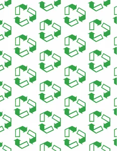 Recycling symbol repetitive pattern