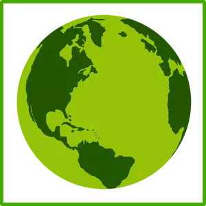 Eco jorden vektor ikon
