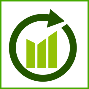 Eco-Wachstum-Vektor-Symbol
