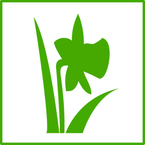 Eco flower icon