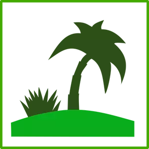 Eco tourism vector icon