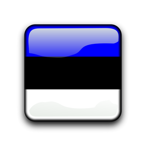 Estlands flagga knappen