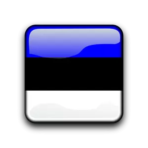 Estland flagg-knappen