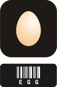 Gráficos vetoriais de ícone de ovo