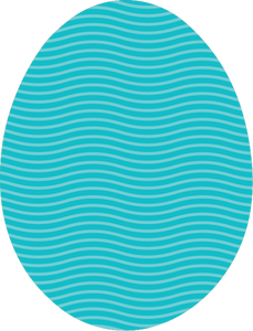 Mavi Paskalya yumurta vektör görüntü